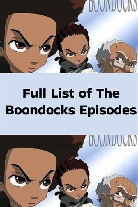 index of boondocks|List of The Boondocks episodes .
